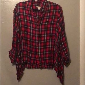 Ladies Flannel w/ tapered sides